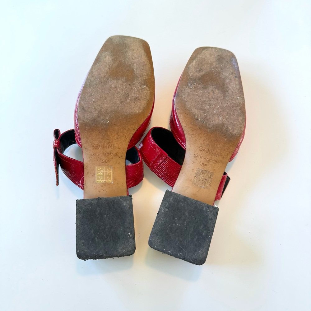 Ganni Strappy Flats - Picture 6 of 6